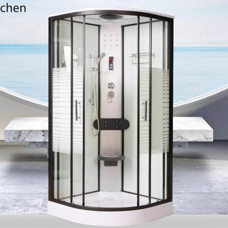 HXL integral shower glass partition arc fan closed bath room
HXL integral shower glass partition arc fan closed bath room
