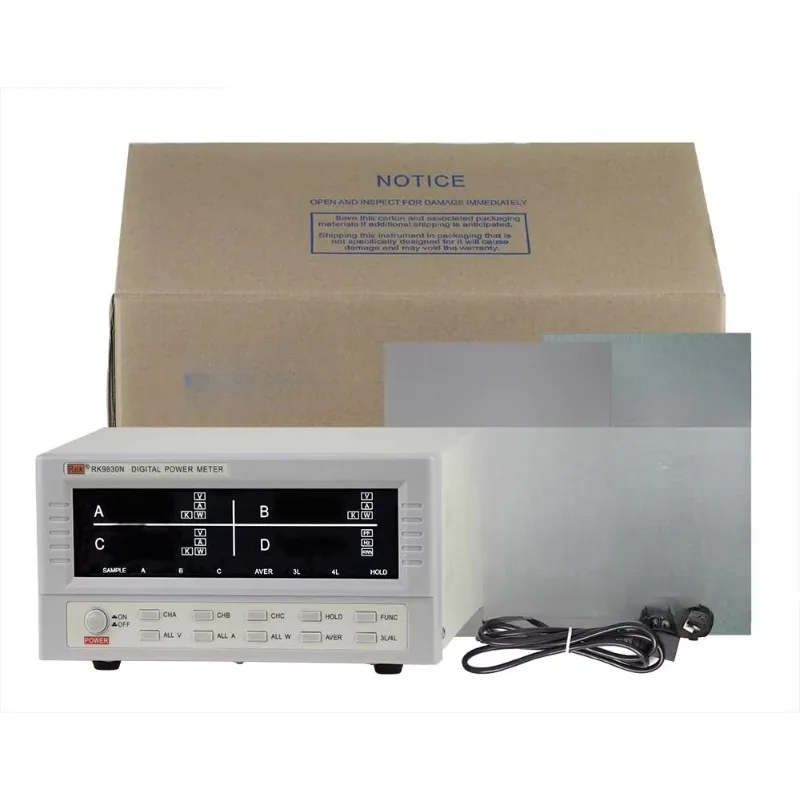 Factory direct sales high quality RK9830N three-phase intelligent power meter digital power meter
Factory direct sales high quality RK9830N three-phase intelligent power meter digital power meter