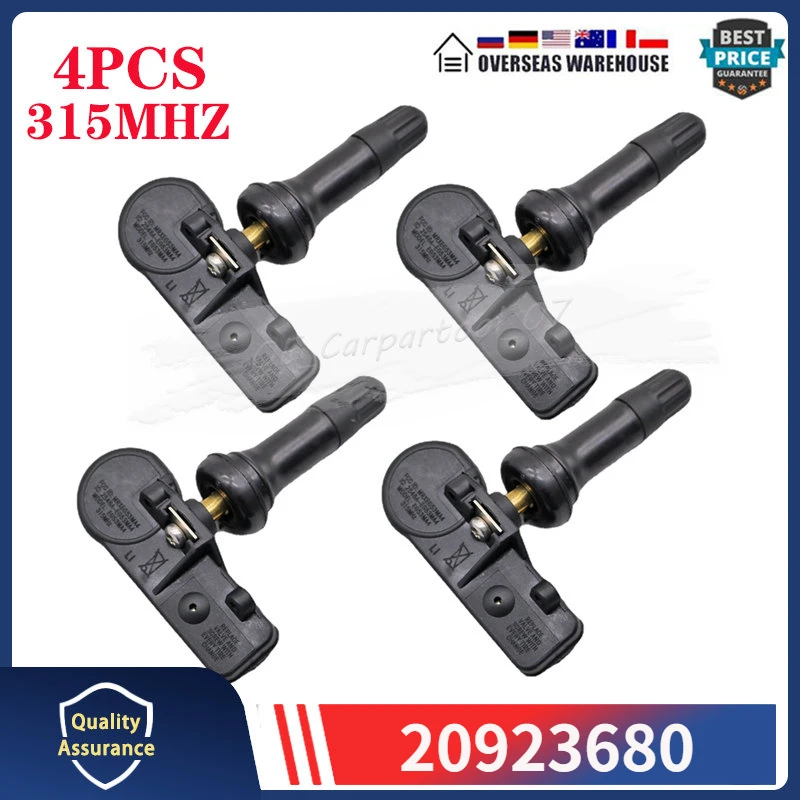 20923680 Датчик контроля давления в шинах автомобиля 4 шт. для Buick Cadillac Chevy GMC Chevrolet Malibu Silverado TPMS 315 МГц 13586335
20923680 Датчик контроля давления в шинах автомобиля 4 шт. для Buick Cadillac Chevy GMC Chevrolet Malibu Silverado TPMS 315 МГц 13586335