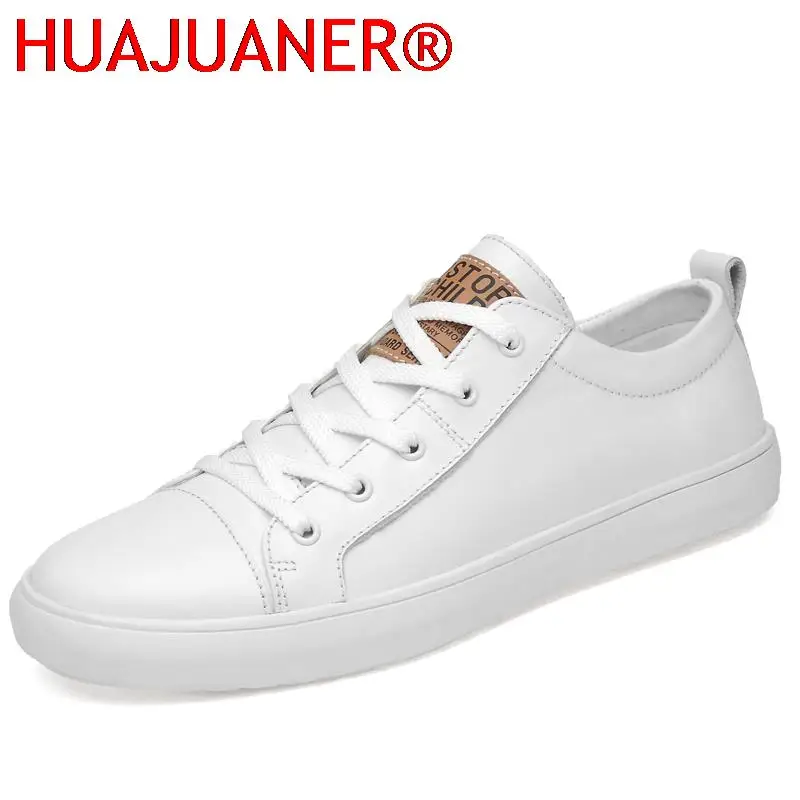High Quality Classic White Shoes Men Lace-up Solid Walking Shoes Fashion Comfortable Travel Driving Shoes Male Leather Sneakers
High Quality Classic White Shoes Men Lace-up Solid Walking Shoes Fashion Comfortable Travel Driving Shoes Male Leather Sneakers