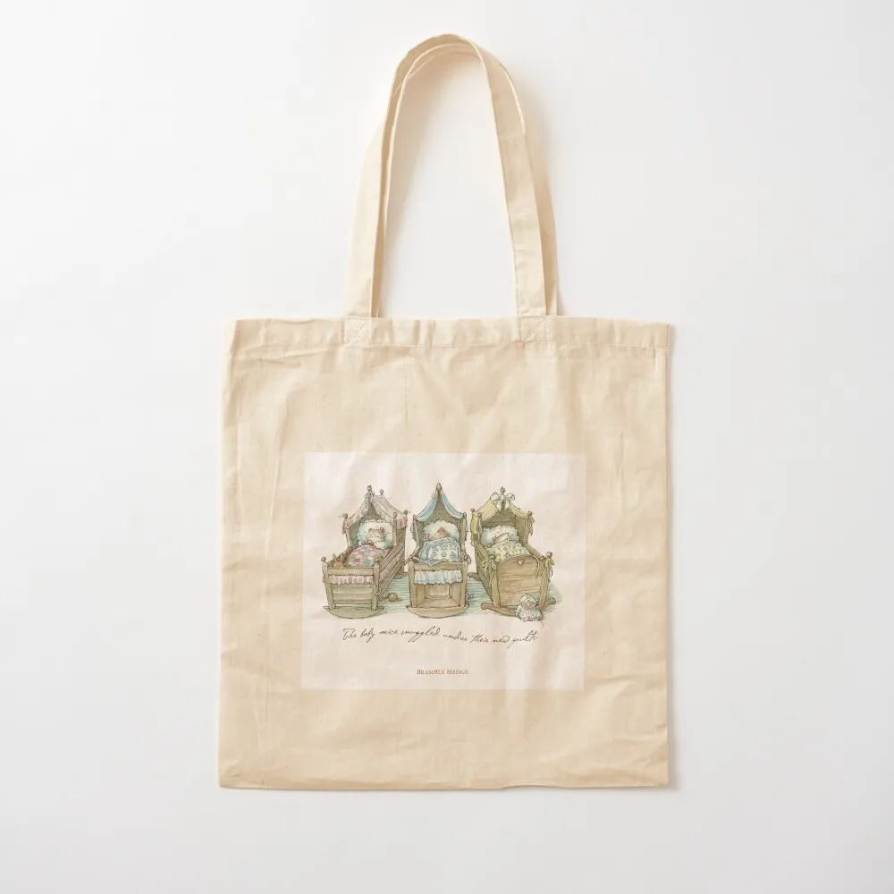 The Brambly Hedge baby mice snuggle in their cots Tote Bag Large bags for women shopper bags for women
The Brambly Hedge baby mice snuggle in their cots Tote Bag Large bags for women shopper bags for women