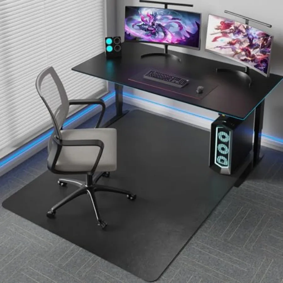 Office Chair Mat for Carpet, 36" x 48" Slip Resistant Chair Mat for Carpeted Floors, Heavy Duty Computer Under Desk Plastic Flo
Office Chair Mat for Carpet, 36" x 48" Slip Resistant Chair Mat for Carpeted Floors, Heavy Duty Computer Under Desk Plastic Flo