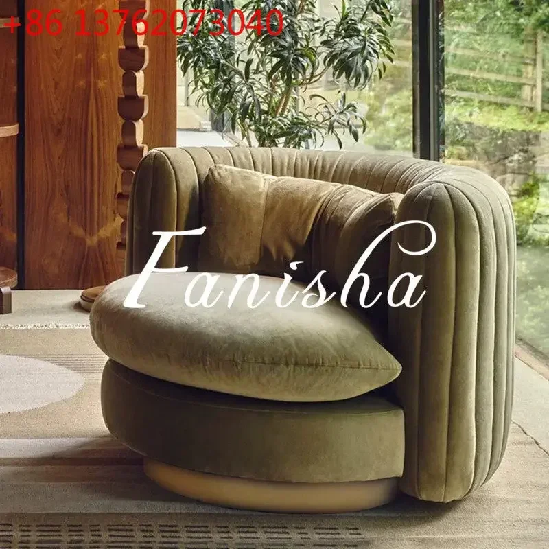 American light luxury sofa chair, simple fabric fashion designer single lounge chair
American light luxury sofa chair, simple fabric fashion designer single lounge chair