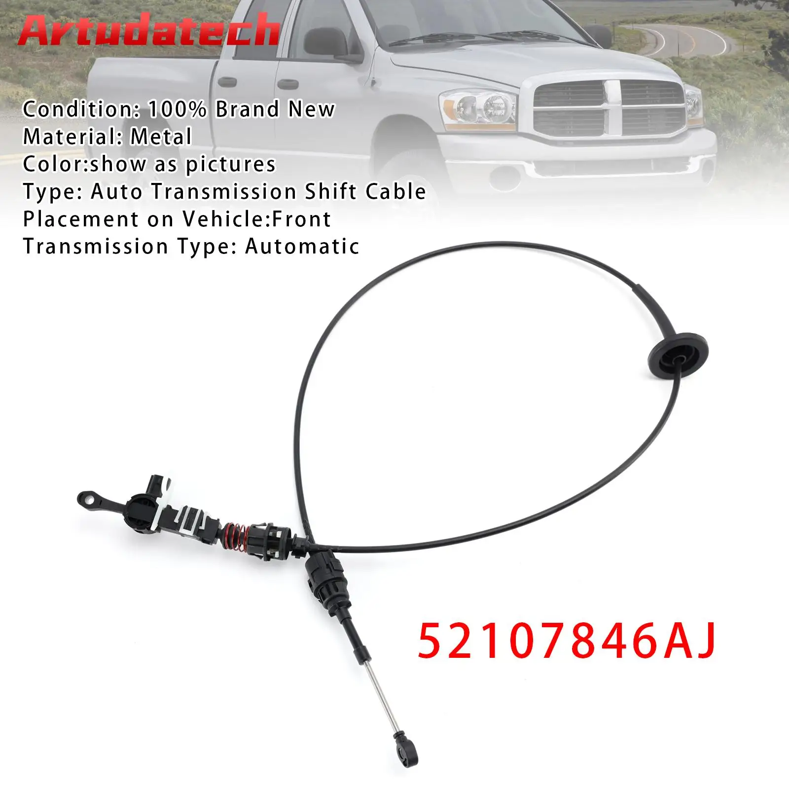 Трос управления переключением передач Artudatech Auto Transmission 46RE 47RE 48RE 52107846AJ для Ram 1500, автомобильные аксессуары
Трос управления переключением передач Artudatech Auto Transmission 46RE 47RE 48RE 52107846AJ для Ram 1500, автомобильные аксессуары