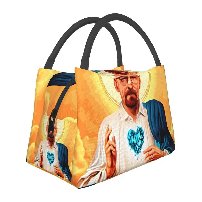 Breaking Bad Walter White Thermal Insulated Lunch Bag Women Resuable Lunch Container for Office Outdoor Storage Meal Food Box
Breaking Bad Walter White Thermal Insulated Lunch Bag Women Resuable Lunch Container for Office Outdoor Storage Meal Food Box