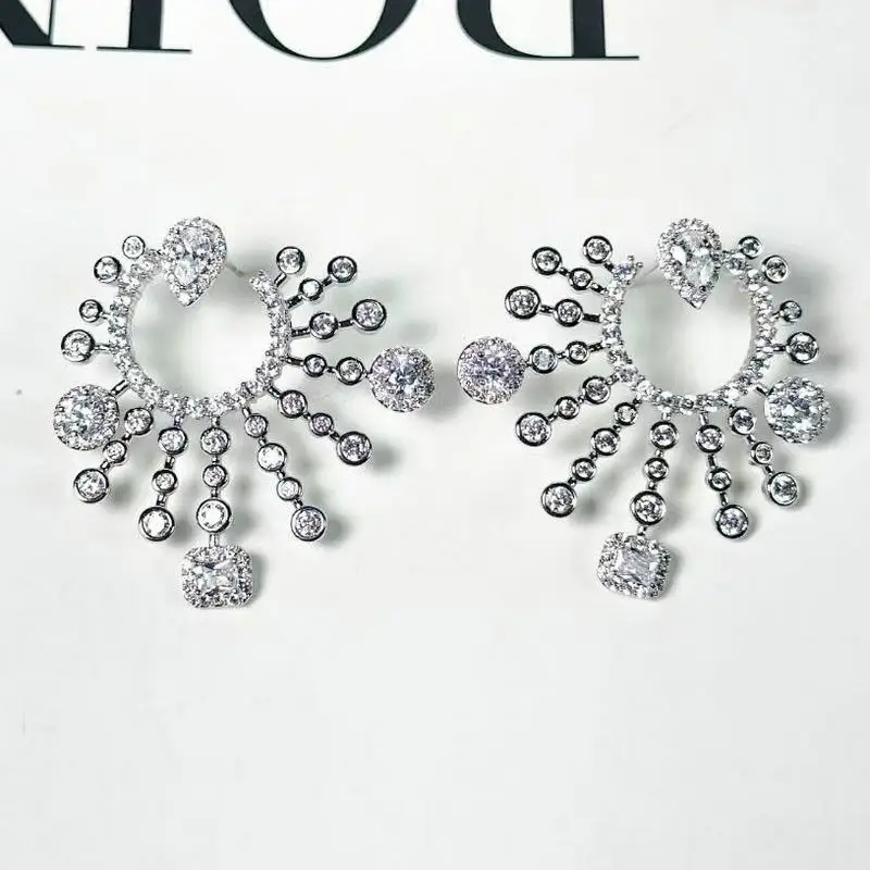 Bilincolor модные кристально прозрачные серьги с кубическим цирконием для женщин
Bilincolor модные кристально прозрачные серьги с кубическим цирконием для женщин