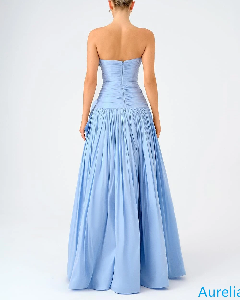 Customized Modern Blue Jersey Evening Dress Strapless Sleeveless Homecoming Dress Celebrity Gowns Zipper Back High Quality
Customized Modern Blue Jersey Evening Dress Strapless Sleeveless Homecoming Dress Celebrity Gowns Zipper Back High Quality
