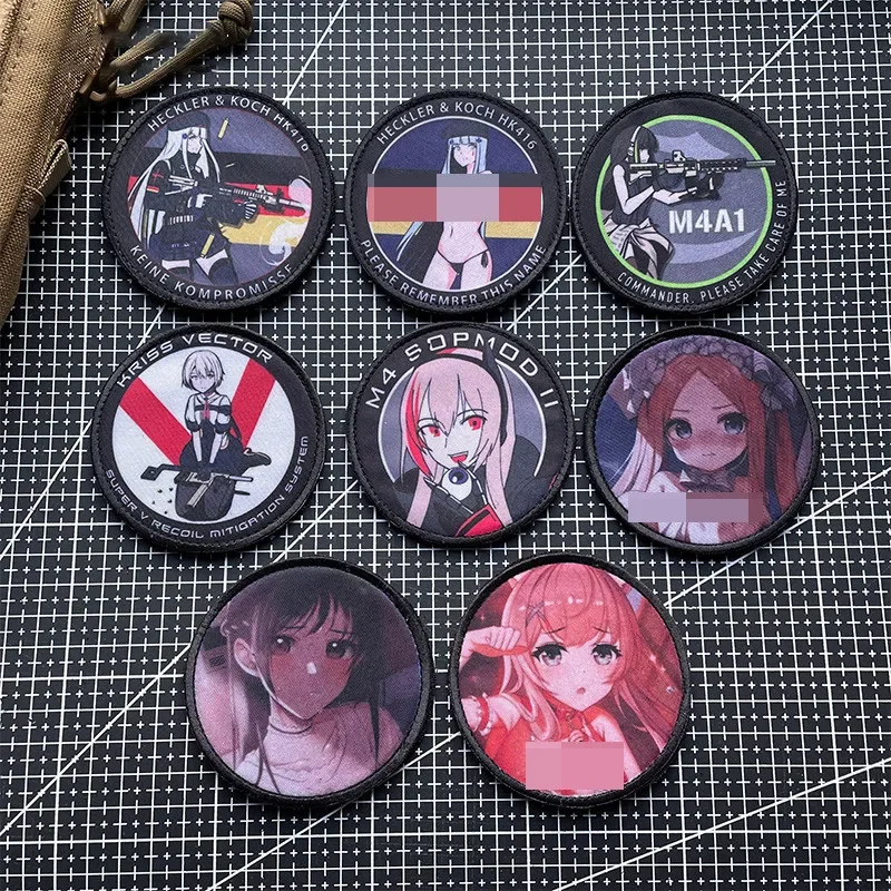 Girls Frontline Patches Tactical Morale Badge On Backpack Embroidery Anime Patch Military Applique Gun Girl Hook & Loop Armband
Girls Frontline Patches Tactical Morale Badge On Backpack Embroidery Anime Patch Military Applique Gun Girl Hook & Loop Armband