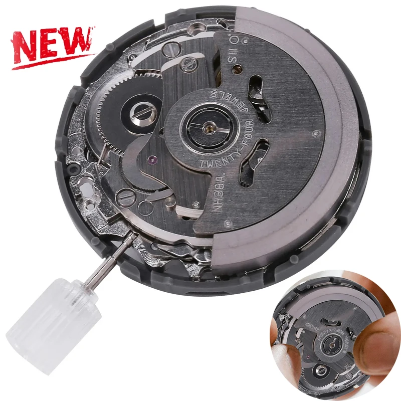 Japan NH38 NH38A Mechanical Automatic Watch Movement 21 Jewels High Precision Movement Watch Parts Mod
Japan NH38 NH38A Mechanical Automatic Watch Movement 21 Jewels High Precision Movement Watch Parts Mod
