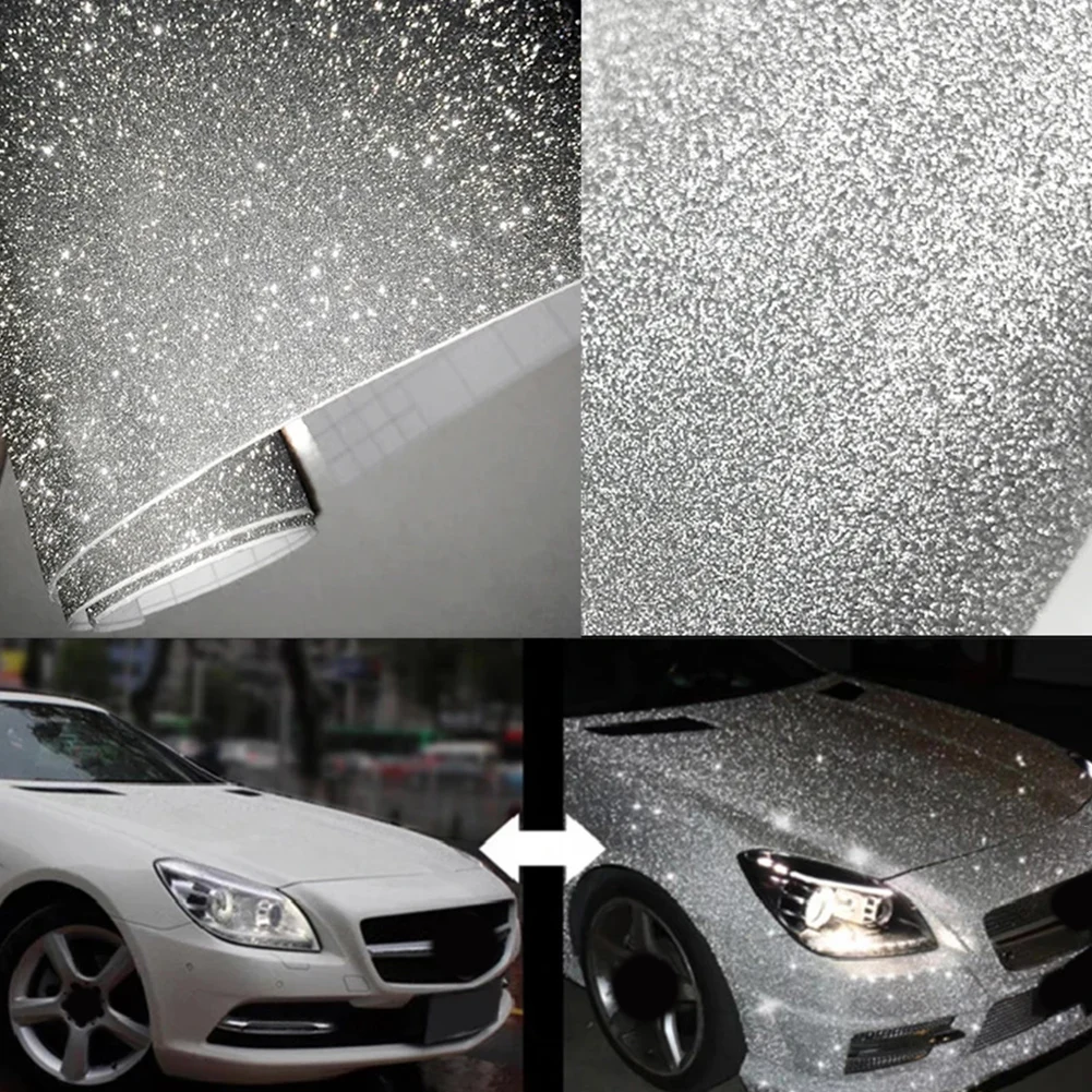 Car Diamond Explosion Flash Silver Color Changing Film Flash Point Pearl Sticker 30CMx100CM,30CMx135CM,50CMx100CM
Car Diamond Explosion Flash Silver Color Changing Film Flash Point Pearl Sticker 30CMx100CM,30CMx135CM,50CMx100CM