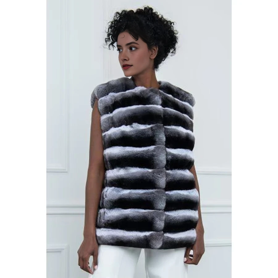 Жилеты из натурального меха, жилет из натурального кроличьего меха, женская одежда, зимний роскошный меховой жилет, теплый бестселлер
Жилеты из натурального меха, жилет из натурального кроличьего меха, женская одежда, зимний роскошный меховой жилет, теплый бестселлер