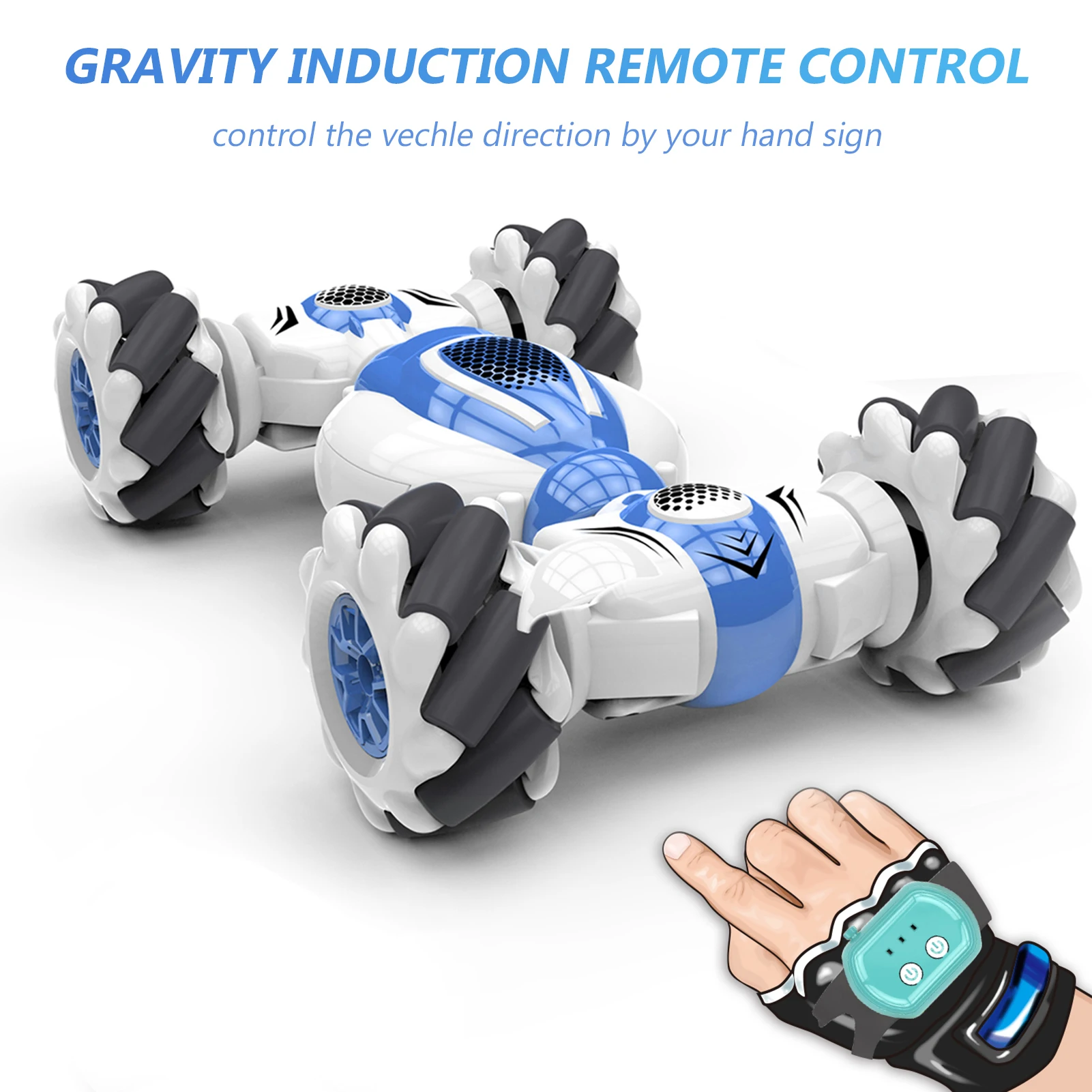 RC Stunt Car Remote Control Watch Gesture Sensor Deformable Electric Toy Cars All Terrain Speed RC Car for Kids Boys Birthday
RC Stunt Car Remote Control Watch Gesture Sensor Deformable Electric Toy Cars All Terrain Speed RC Car for Kids Boys Birthday