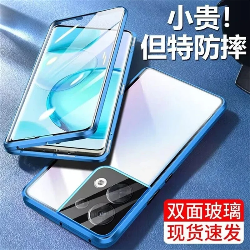 360 Full Case For OnePlus Nord 3 5G Case Double Sided Magnetic Adsorption Tempering Protection Cover For One Plus Nord3 ACE 2V
360 Full Case For OnePlus Nord 3 5G Case Double Sided Magnetic Adsorption Tempering Protection Cover For One Plus Nord3 ACE 2V