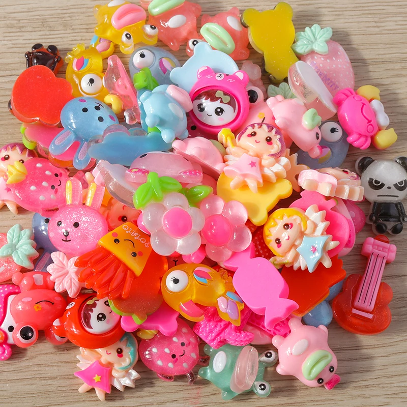 Tusember 15pcs Colorful Cute Girls Mini Animals Flowers Frog Rabbit Bear Resin Flat Back for DIY Handmade Phone Case Decor
Tusember 15pcs Colorful Cute Girls Mini Animals Flowers Frog Rabbit Bear Resin Flat Back for DIY Handmade Phone Case Decor