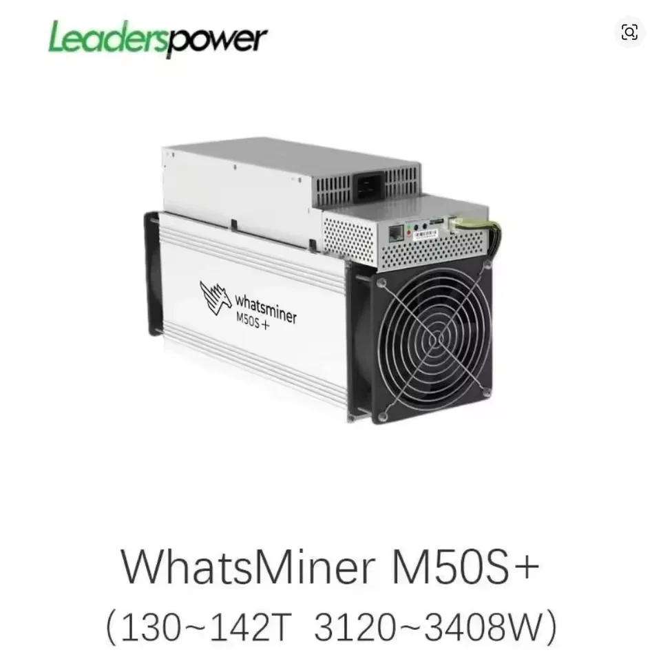 Bitcoin Miner Whatsminer M50S+ - 142T/144T/146T Hashrate, SHA256 Cryptocurrency Rig Mining ASIC Miner
Bitcoin Miner Whatsminer M50S+ - 142T/144T/146T Hashrate, SHA256 Cryptocurrency Rig Mining ASIC Miner