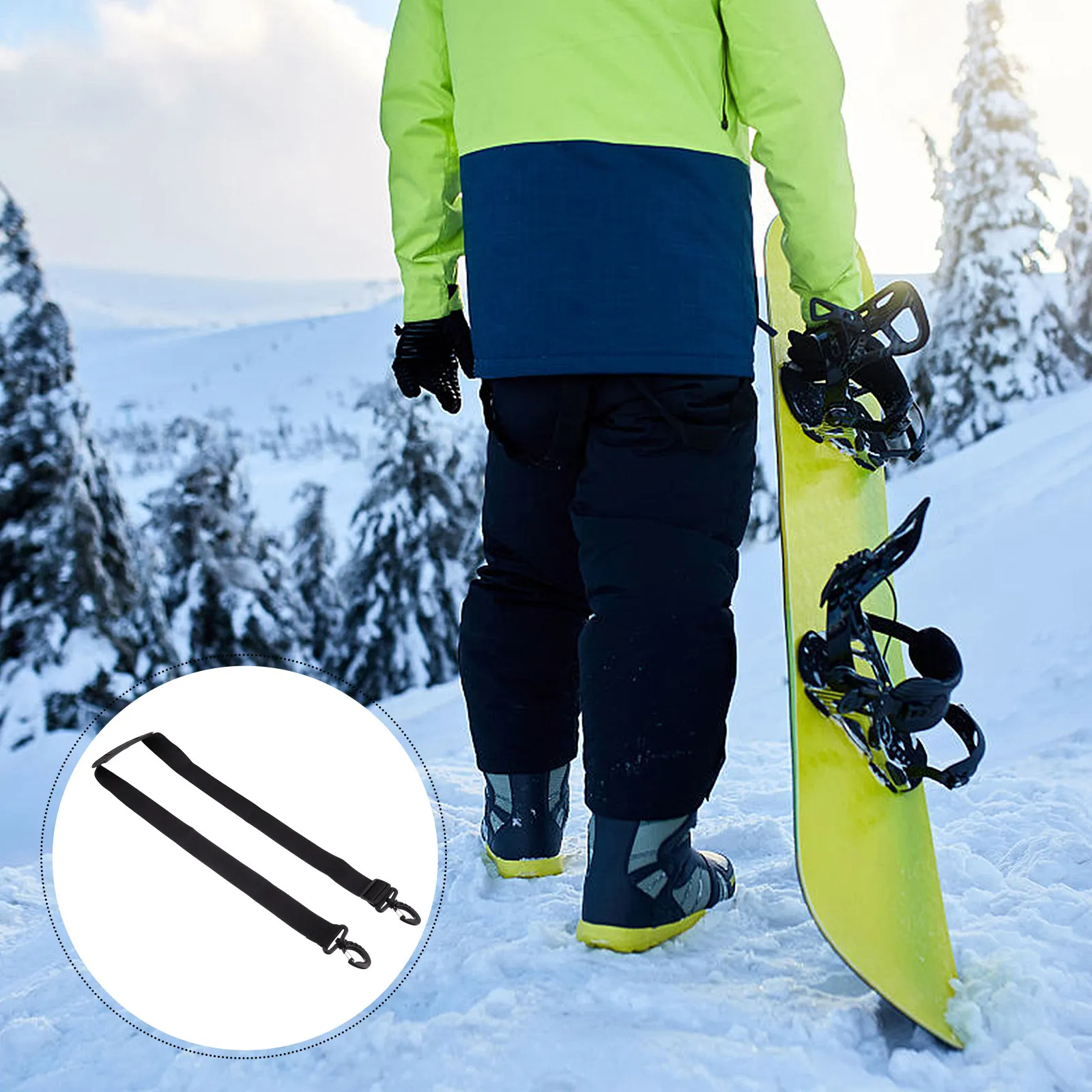 1Set Snowboard Fixing Strap Adjustable Nylon Ski Shoulder Strap Portable Carrying Band Ski Accessory Snowboard Accessory
1Set Snowboard Fixing Strap Adjustable Nylon Ski Shoulder Strap Portable Carrying Band Ski Accessory Snowboard Accessory