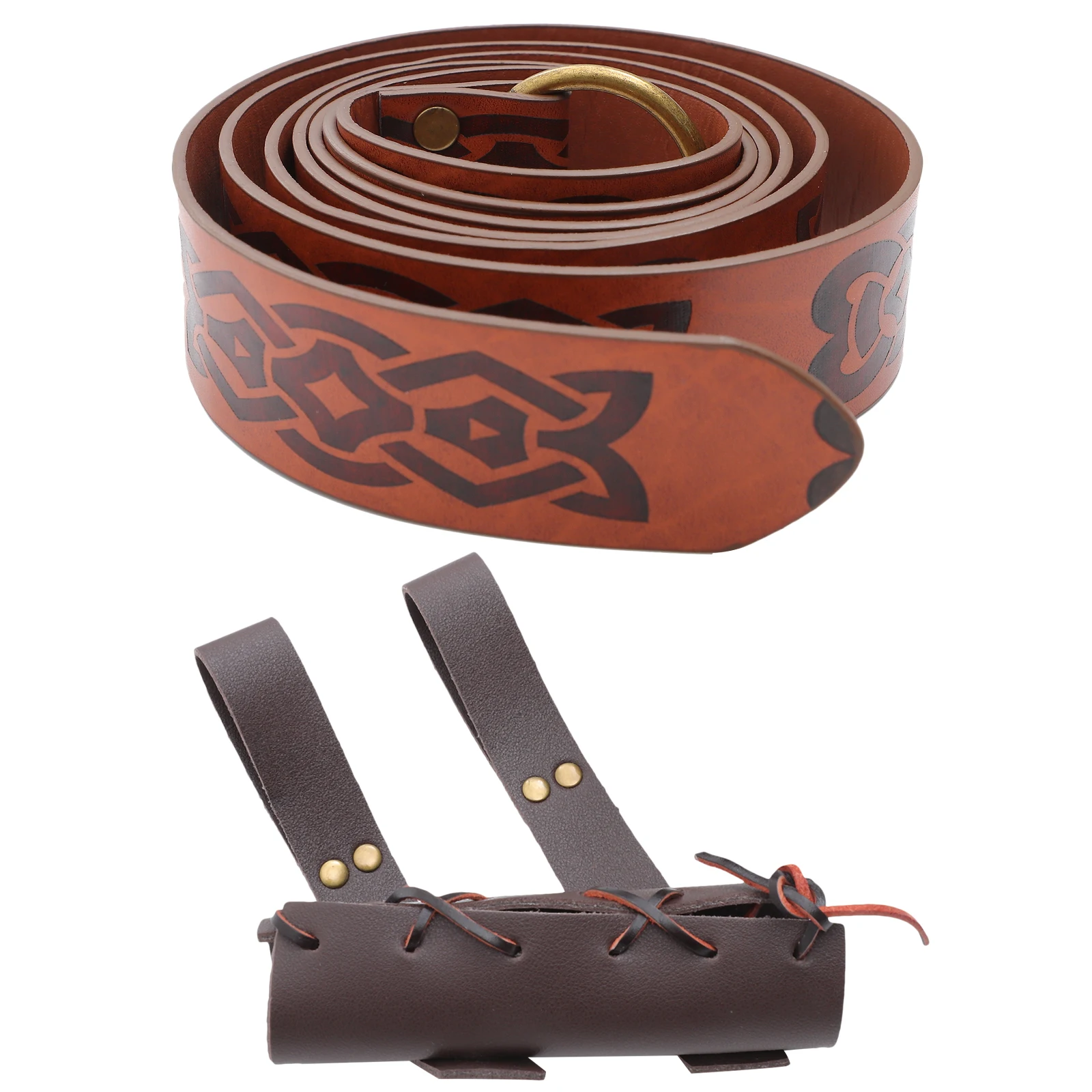 1pcs Sword Belt Sheath Set 190cm Brown PU Adjustable Viking Knight Cosplay Medieval Stage Performance Prop Accessories Toy
1pcs Sword Belt Sheath Set 190cm Brown PU Adjustable Viking Knight Cosplay Medieval Stage Performance Prop Accessories Toy