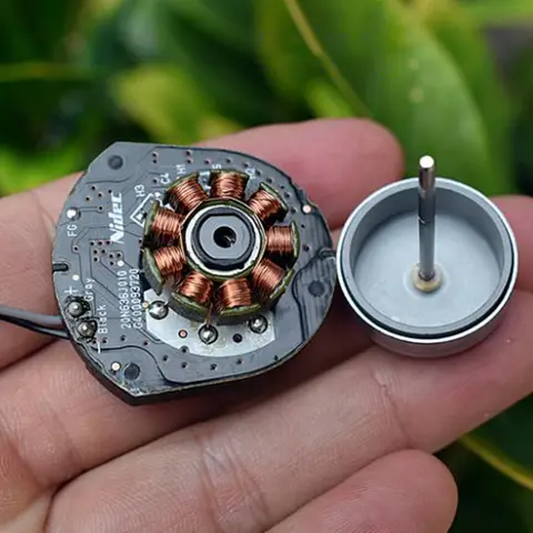 Nidec 20N Micro DC Motor sin escobillas DC 6V-12V 12000RPM alta velocidad alto par Mini 24mm Motor sin escobillas con placa controladora DIY
