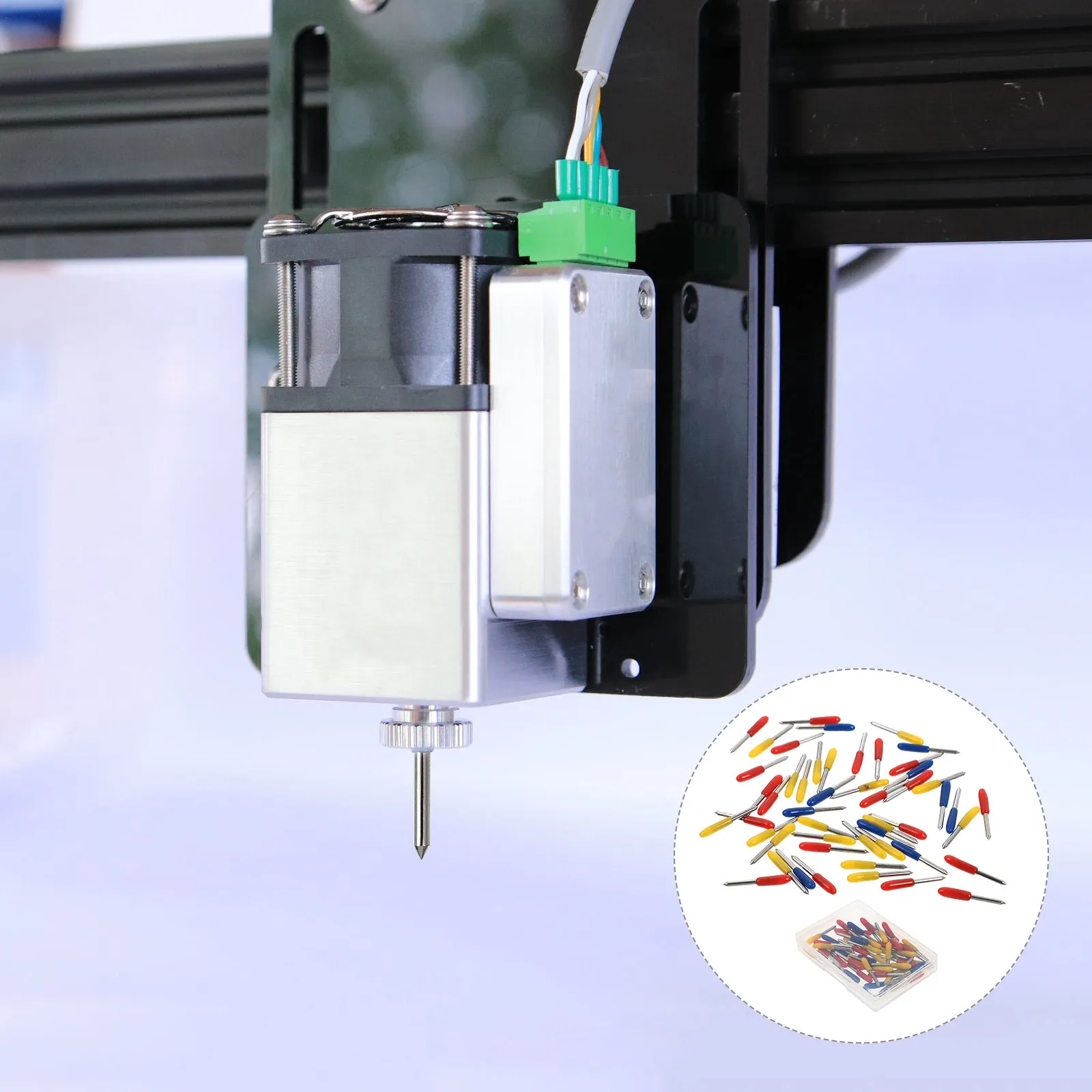 50Pcs Engraving Cutter Replacement Cutters Cutting Machine Lettering Cutters 30 45 60 Degree Vinyl Fabric Plotter Cutting Tools