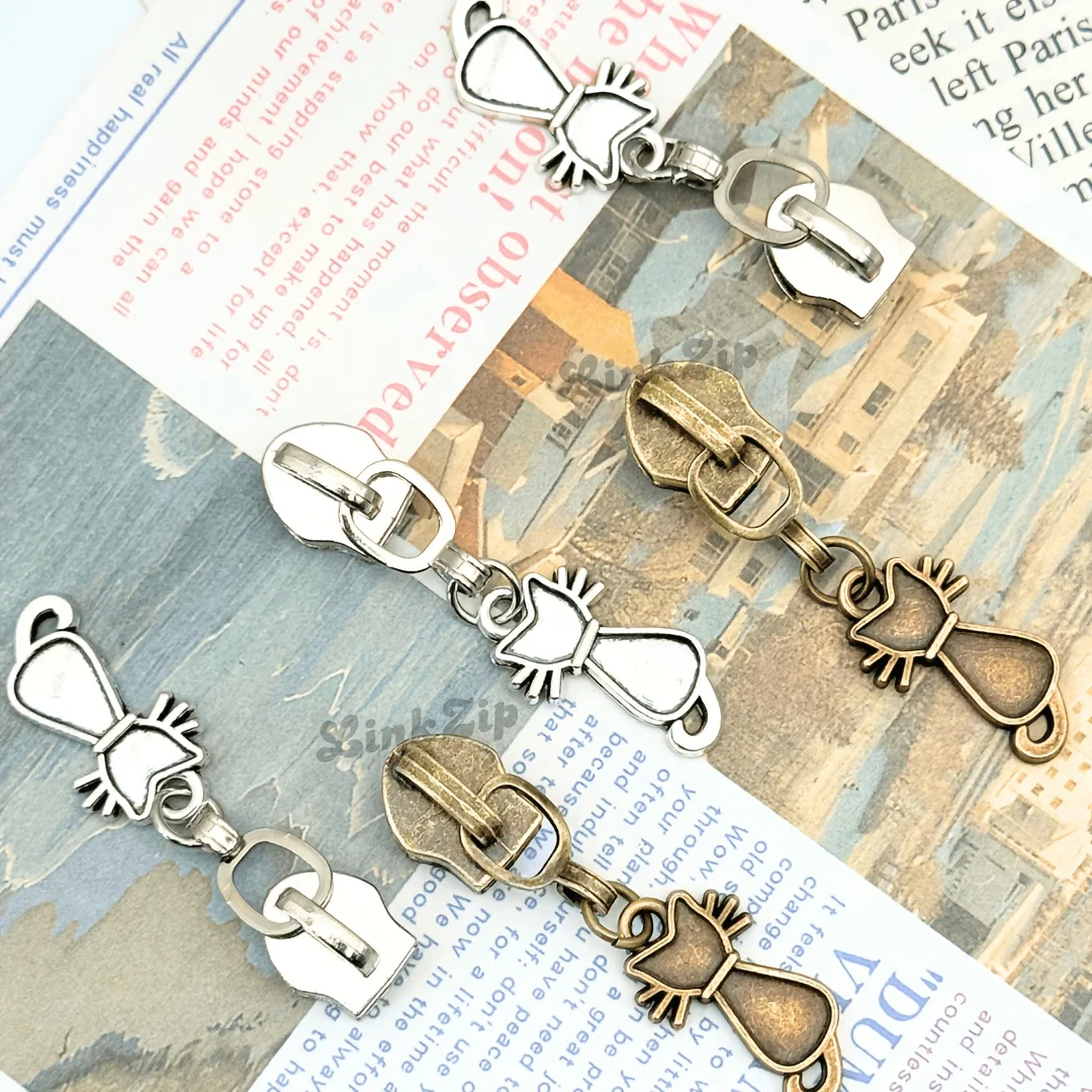 5pcs #5 nylon zipper cat shape zipper pull zipper accessory set, suitable for wallet making, zipper sewing accessories
5pcs #5 nylon zipper cat shape zipper pull zipper accessory set, suitable for wallet making, zipper sewing accessories