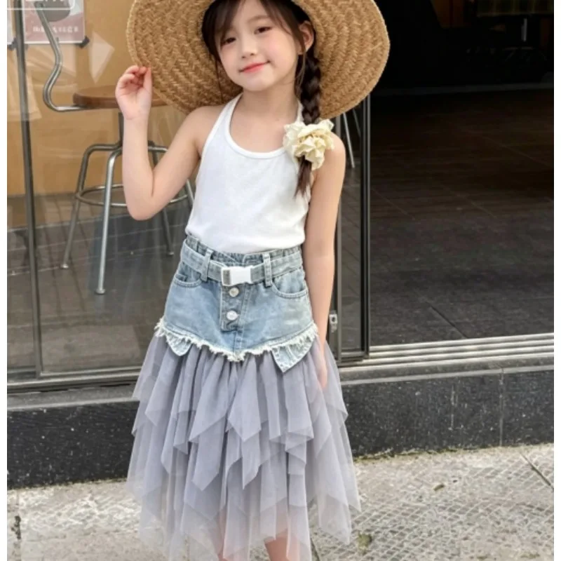 Female Treasure American Sweet and Spicy Hanging Neck Strap Cowboy Splicing Skirt Set 2026 Summer New Style backless
Female Treasure American Sweet and Spicy Hanging Neck Strap Cowboy Splicing Skirt Set 2026 Summer New Style backless