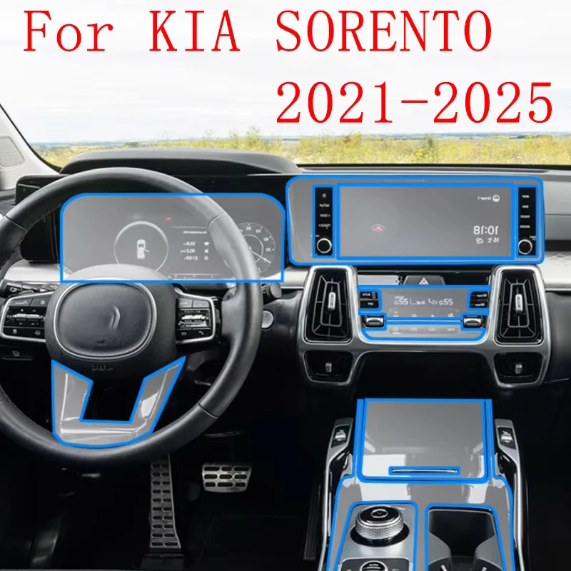 Car Interior Protective Film for KIA SORENTO 2021-2025 Dashboard Cover Anti Scratch Accessories Center Console Screen Door Panel
Car Interior Protective Film for KIA SORENTO 2021-2025 Dashboard Cover Anti Scratch Accessories Center Console Screen Door Panel