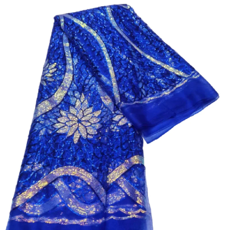 Royal Blue Sequin African French Net Lace Fabric 2022 High Quality Tulle Mesh Lace Bridal Nigerian Wedding Dress Lace For Woman
Royal Blue Sequin African French Net Lace Fabric 2022 High Quality Tulle Mesh Lace Bridal Nigerian Wedding Dress Lace For Woman