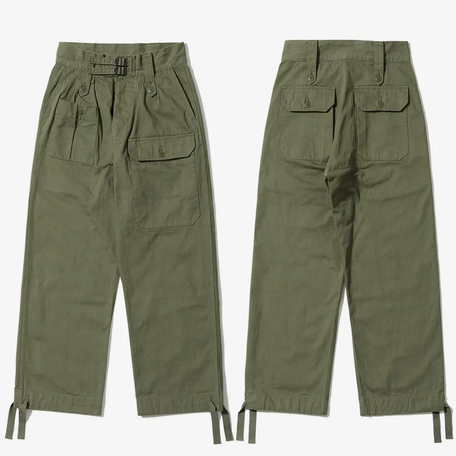 Buzz Rickson Jungle Battle Aid 8.2 oz, Military Specification Twill Wide Leg Pants
Buzz Rickson Jungle Battle Aid 8.2 oz, Military Specification Twill Wide Leg Pants