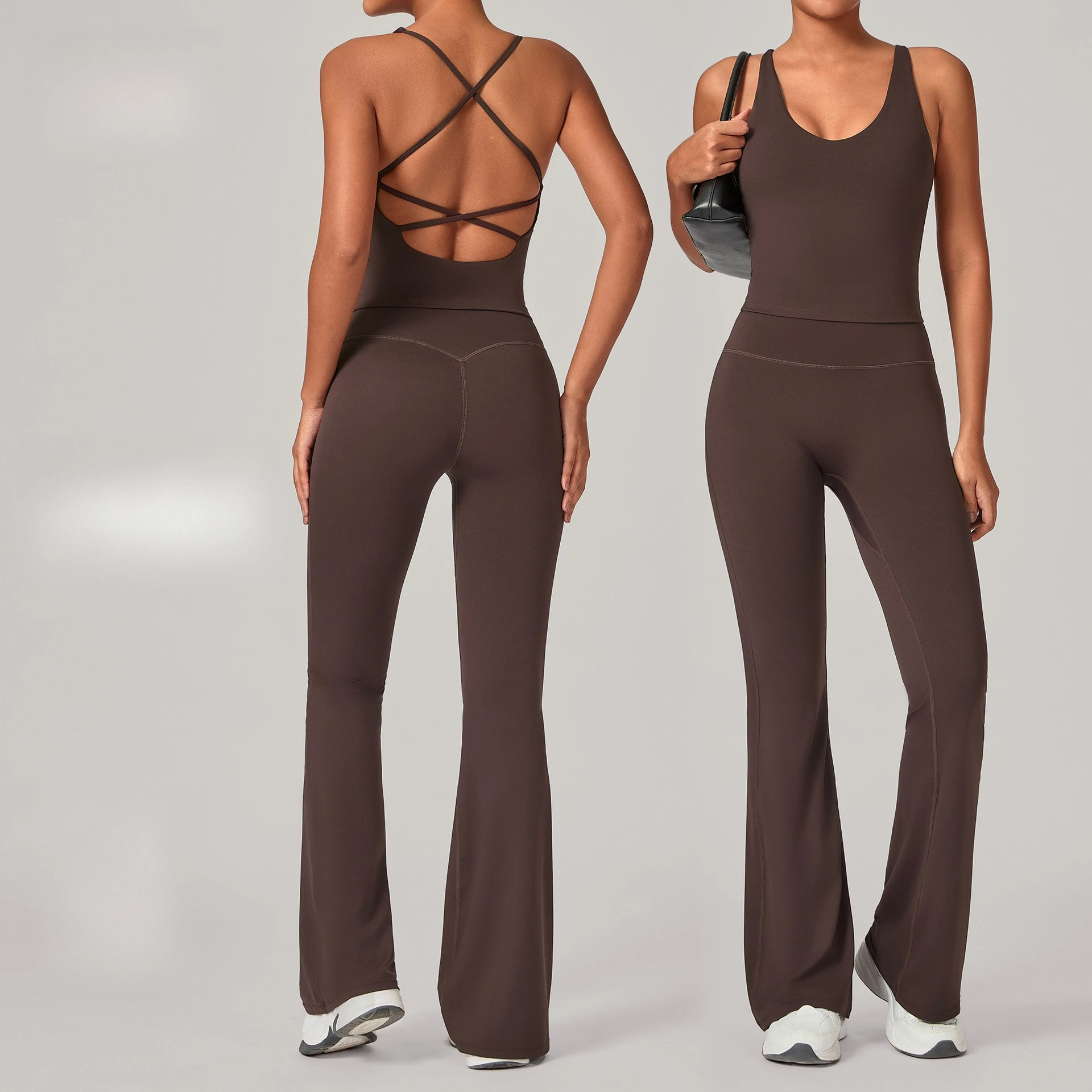Seamless Gym Workout Backless Vest + Hip Lift Pleated Pants Yoga Sets Quick-Dry Fitness Clothing Sports Running Suits for Women
Seamless Gym Workout Backless Vest + Hip Lift Pleated Pants Yoga Sets Quick-Dry Fitness Clothing Sports Running Suits for Women