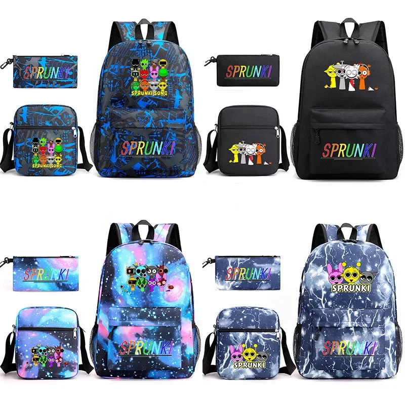 3Pcs Game Sprunki Anime 3D Print Backpack Pencil Case Set Tote Pouch Bag Large Capacity Lightweight Breathable Outdoor Knapsack
3Pcs Game Sprunki Anime 3D Print Backpack Pencil Case Set Tote Pouch Bag Large Capacity Lightweight Breathable Outdoor Knapsack