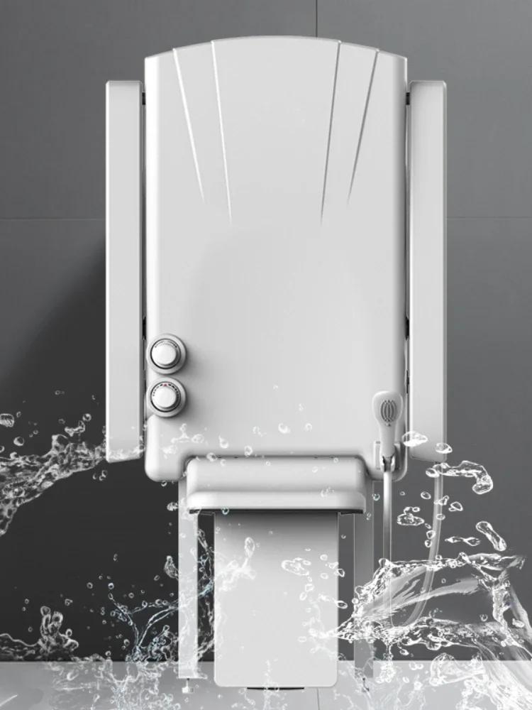 Sitting constant temperature shower multifunctional wall-mounted sitting bath chair for the elderly
Sitting constant temperature shower multifunctional wall-mounted sitting bath chair for the elderly