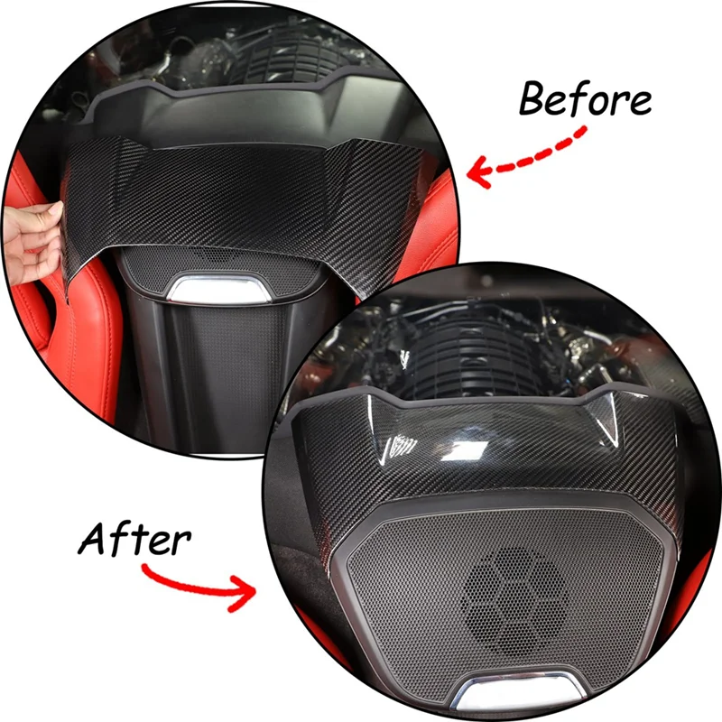 Speaker Cover Rear Speaker Upper Panel Cover Carbon Fiber For Corvette C8 2020-2023 Coupe
Speaker Cover Rear Speaker Upper Panel Cover Carbon Fiber For Corvette C8 2020-2023 Coupe