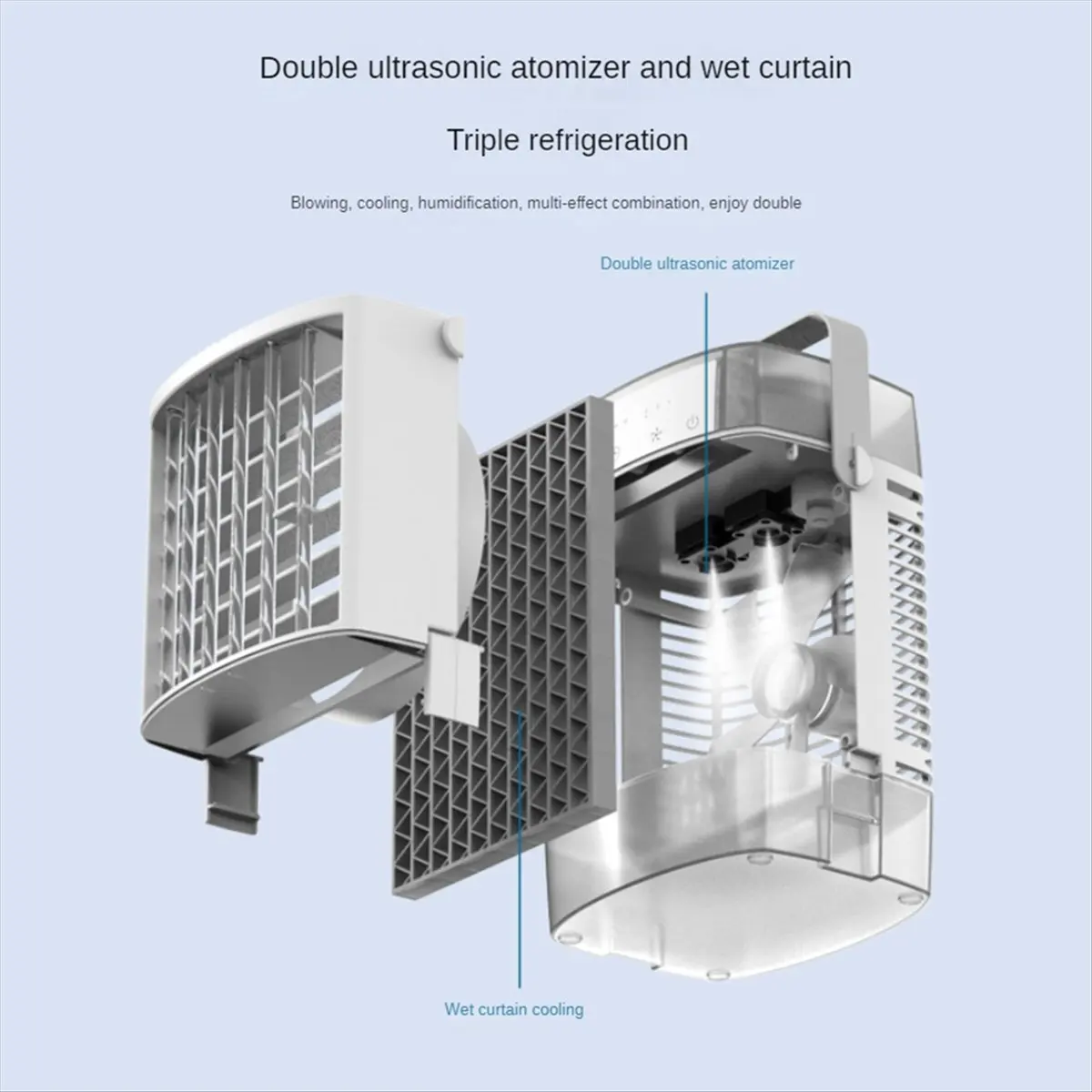 A99U Portable Air Conditioner, Air Cooler Evaporative Personal Mini Air Conditioner, Water Cooling Fan for Room, Car
A99U Portable Air Conditioner, Air Cooler Evaporative Personal Mini Air Conditioner, Water Cooling Fan for Room, Car