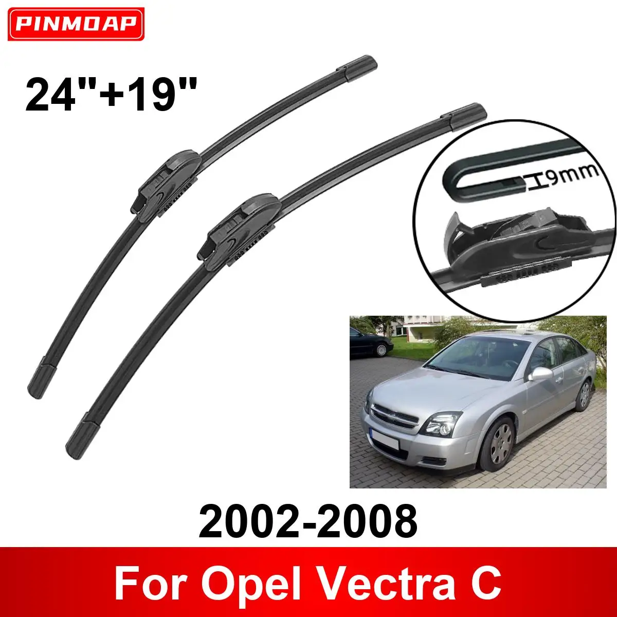 Car Wiper for Opel Vectra C 2002-2008 24" + 19" Front Rear Wiper Blades Brushes Cutter Accessories 2002
Car Wiper for Opel Vectra C 2002-2008 24" + 19" Front Rear Wiper Blades Brushes Cutter Accessories 2002