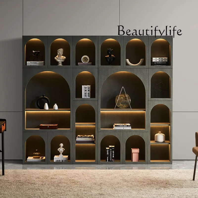 Italian minimalist light luxury bookcase in the ancient style modern simple solid wood decoration designer style fashion
Italian minimalist light luxury bookcase in the ancient style modern simple solid wood decoration designer style fashion