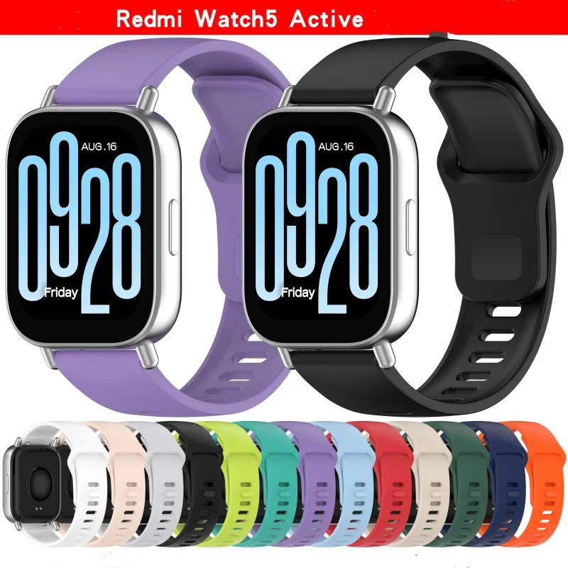 22mm Quick Release Silicone Waterproof Watch Strap for Redmi Watch 5 Active Watch Band Replacement for Men Women Watch Bracelet
22mm Quick Release Silicone Waterproof Watch Strap for Redmi Watch 5 Active Watch Band Replacement for Men Women Watch Bracelet
