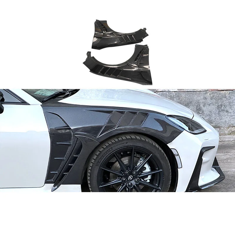 Toyota GR86 and Subaru BRZ open-pore carbon fiber wheel arch fenders modified body kit
Toyota GR86 and Subaru BRZ open-pore carbon fiber wheel arch fenders modified body kit