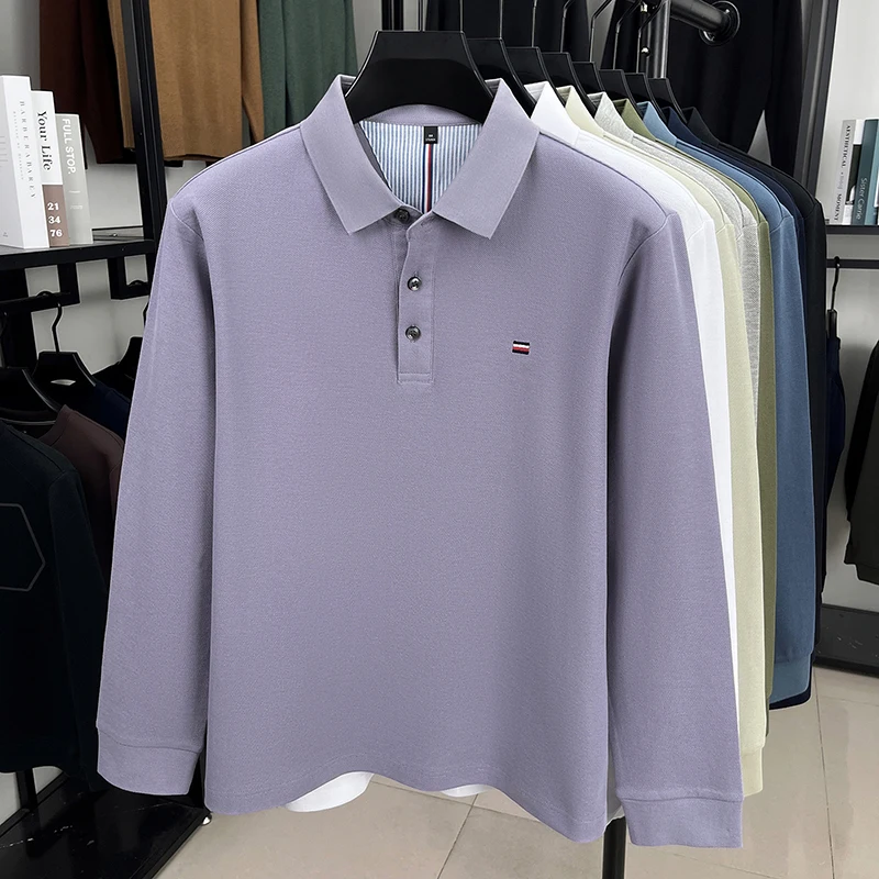 100% Cotton Men's Turtleneck Shirt for Spring and Autumn 2025 New Style Cotton T-shirt Top Polo Shirt High-end
100% Cotton Men's Turtleneck Shirt for Spring and Autumn 2025 New Style Cotton T-shirt Top Polo Shirt High-end