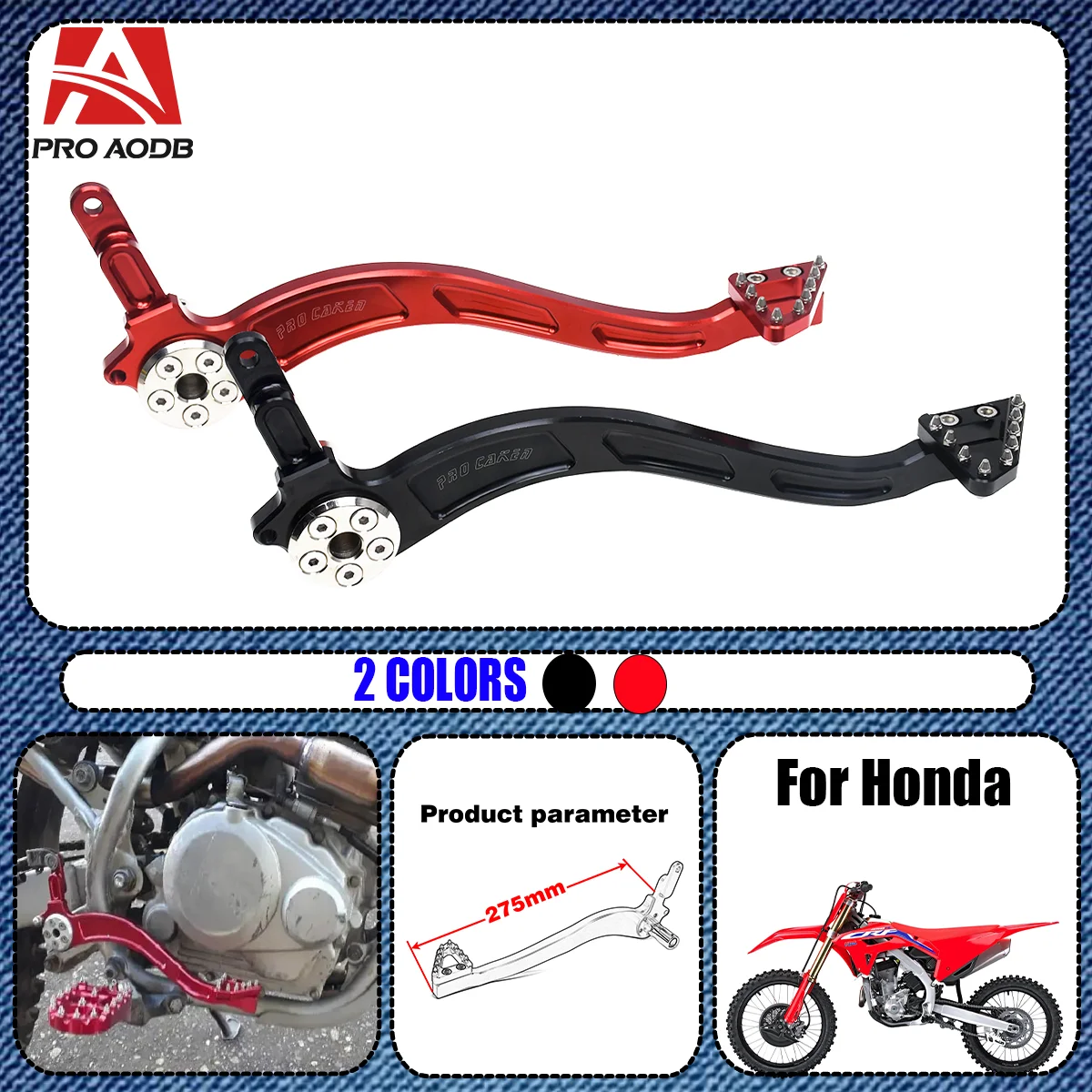 Motorcycle CNC Aluminum Rear Brake PedalLever For Honda CRF150F 230F CRF150F 230F 03 04 05 2006 2007 2008-2018 Universal Parts
Motorcycle CNC Aluminum Rear Brake PedalLever For Honda CRF150F 230F CRF150F 230F 03 04 05 2006 2007 2008-2018 Universal Parts