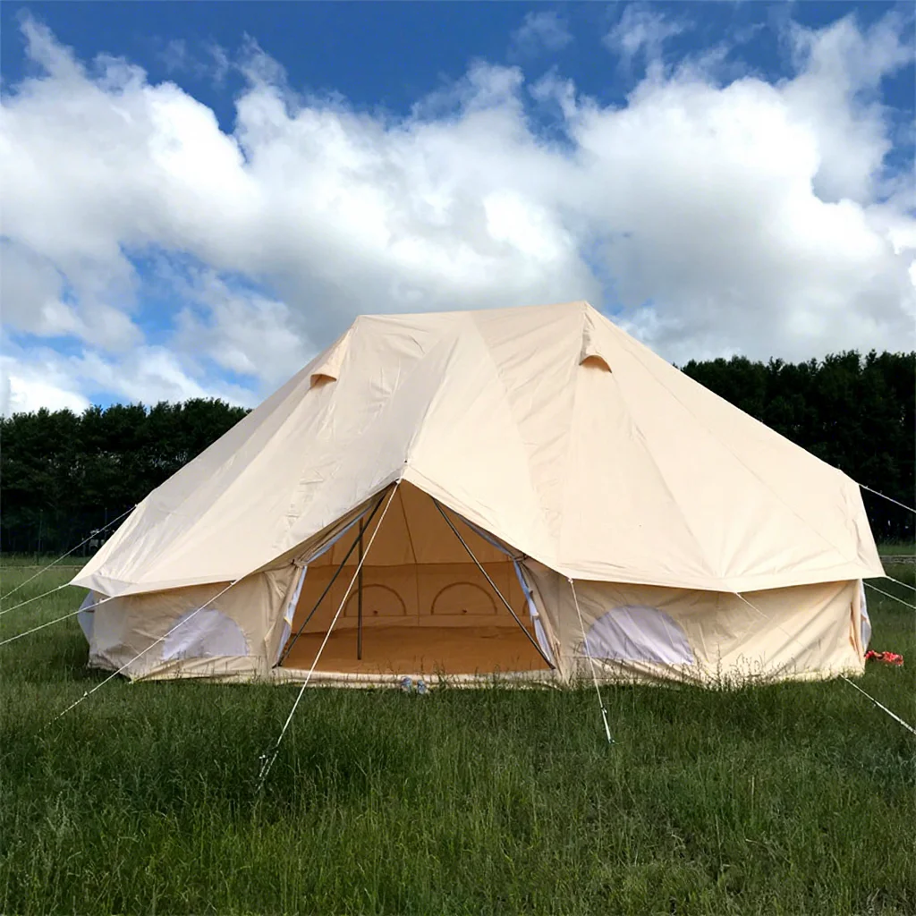 Emperor Bell Ridge Tent Cotton Fabric Mildew Resistant Waterproof Professional Camping Overnight Multi Person Tent
Emperor Bell Ridge Tent Cotton Fabric Mildew Resistant Waterproof Professional Camping Overnight Multi Person Tent