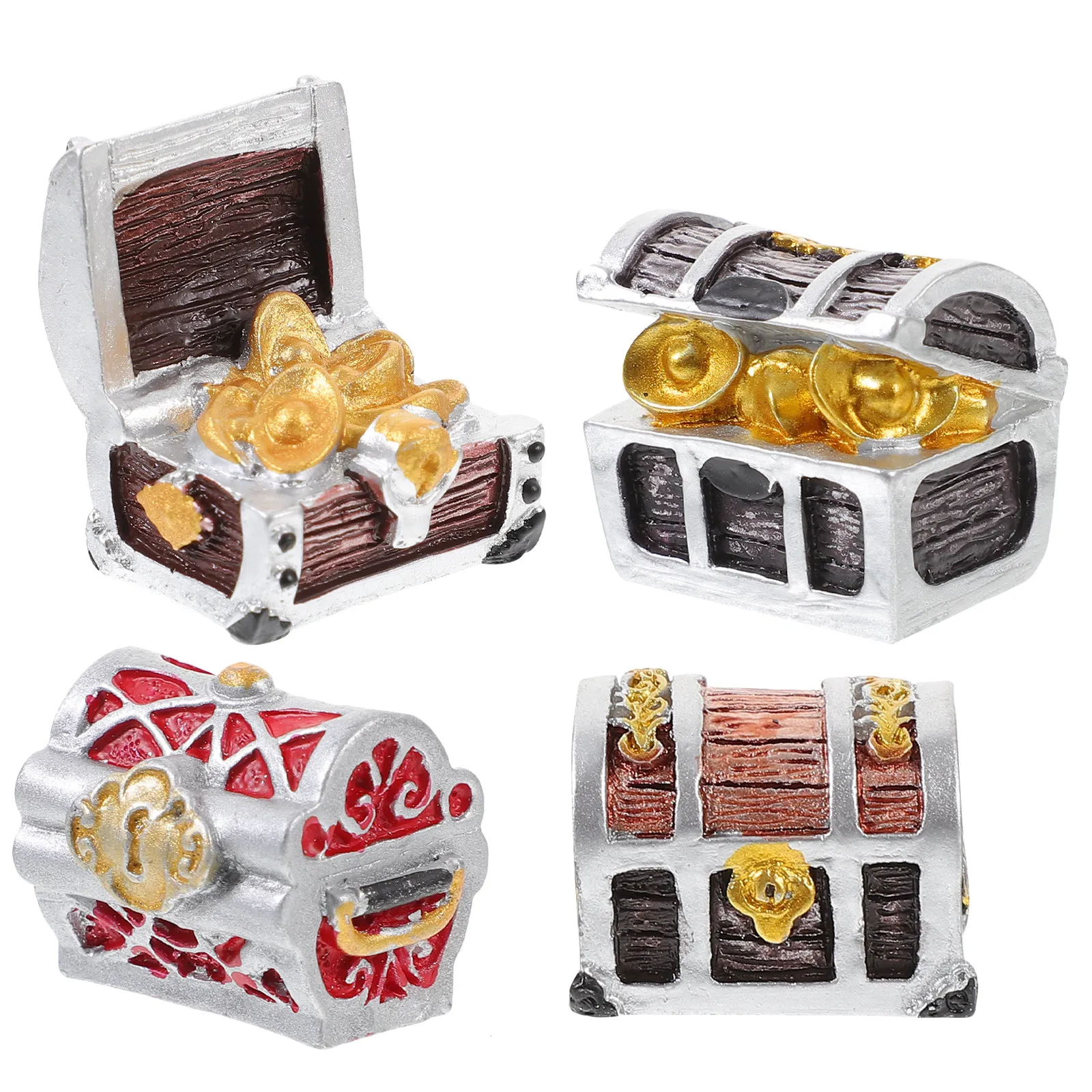 8Pcs Mini Treasure Chest Ornaments Realistic Vintage Pirate Treasure Box Decorative Home Scene Props Desktop Aquarium Party
8Pcs Mini Treasure Chest Ornaments Realistic Vintage Pirate Treasure Box Decorative Home Scene Props Desktop Aquarium Party