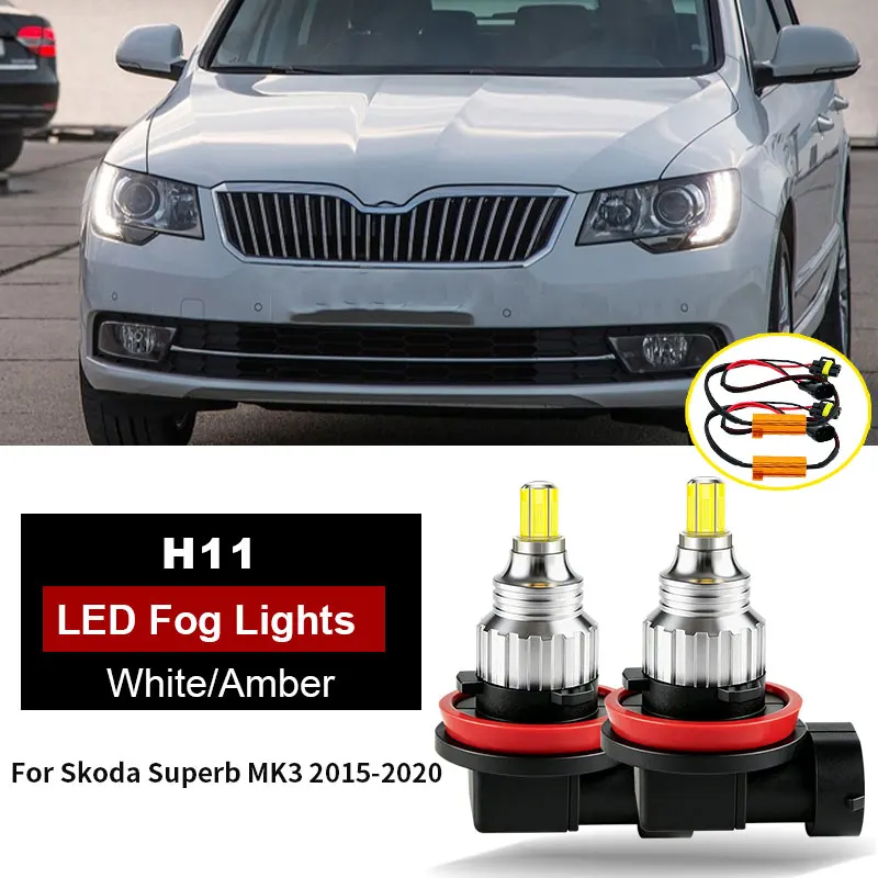 2PCS H11 LED Headlights For Skoda Superb MK3 2015 2016 2017 2018-2020 CSP H8 H11 H16(JP) LED Fog Light Bulbs Canbus Car Lights
2PCS H11 LED Headlights For Skoda Superb MK3 2015 2016 2017 2018-2020 CSP H8 H11 H16(JP) LED Fog Light Bulbs Canbus Car Lights