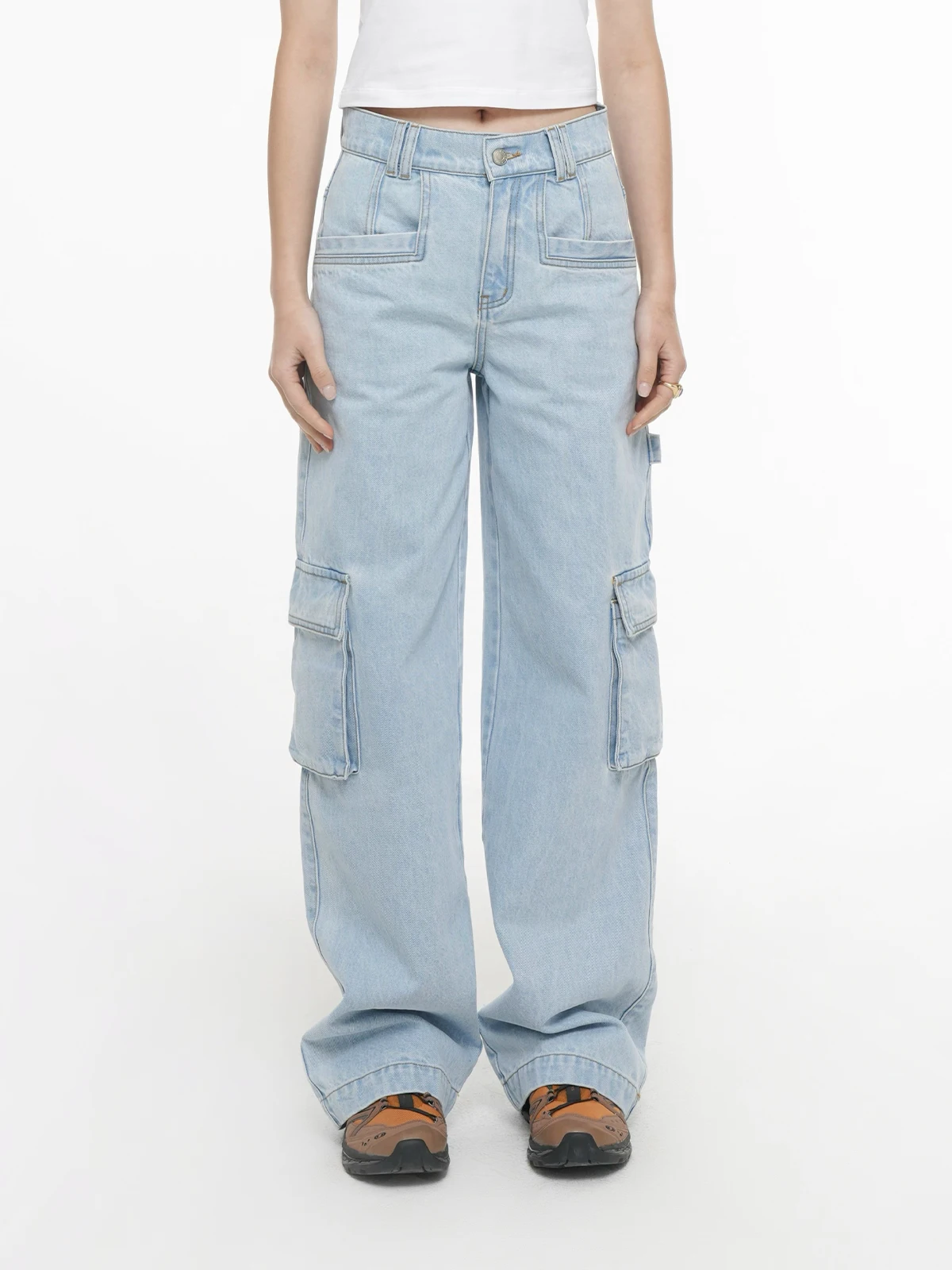 Rien Rien Casual Multi-Pocket Workwear Jeans High Waist Straight Leg Long Pants Loose Fit American Retro Style Summer Jeans
Rien Rien Casual Multi-Pocket Workwear Jeans High Waist Straight Leg Long Pants Loose Fit American Retro Style Summer Jeans