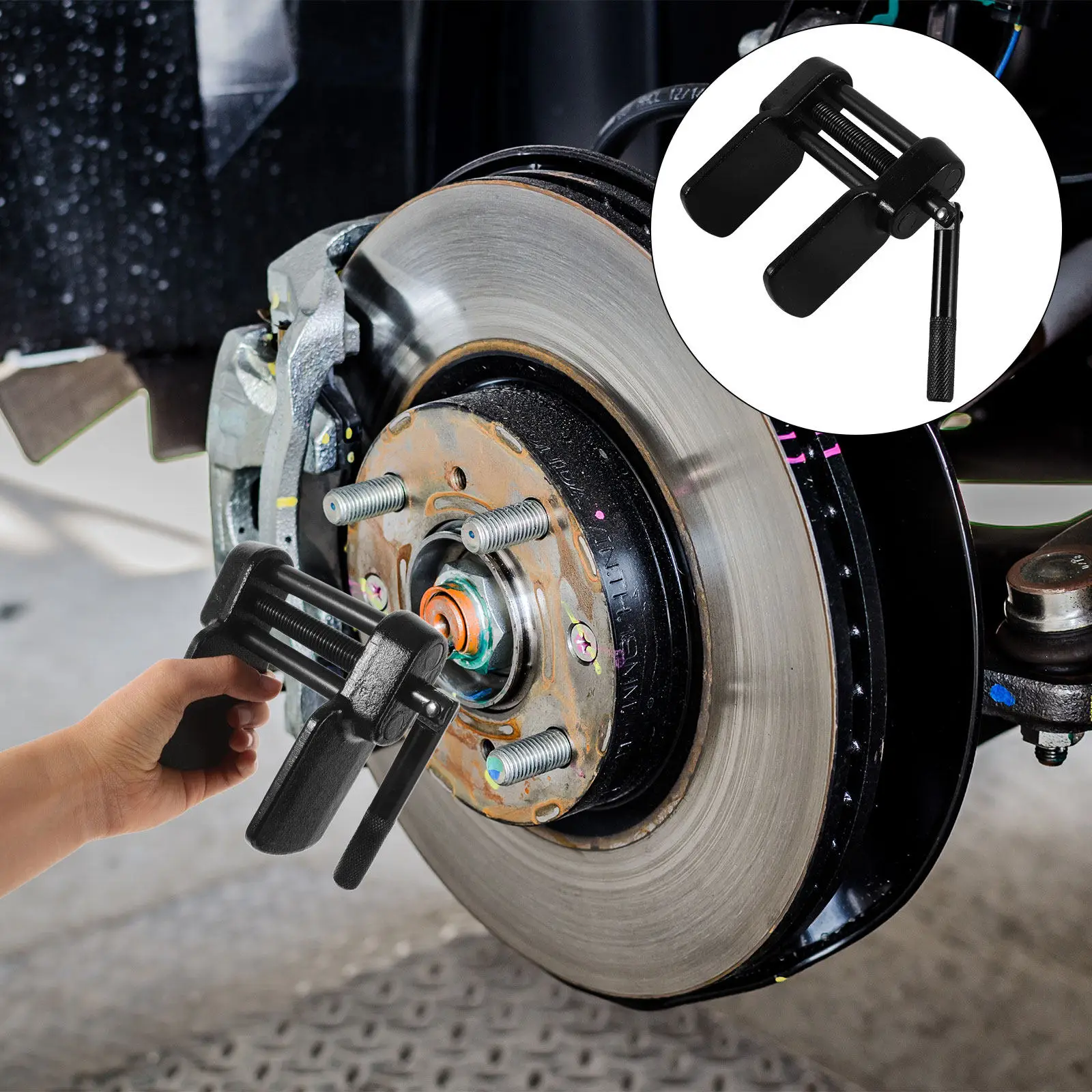 Heavy Duty Disc Brake Spreader Tool Chrome Vanadium Steel for Precise Brake Pad Adjustment Caliper Piston Compression Automotive
Heavy Duty Disc Brake Spreader Tool Chrome Vanadium Steel for Precise Brake Pad Adjustment Caliper Piston Compression Automotive