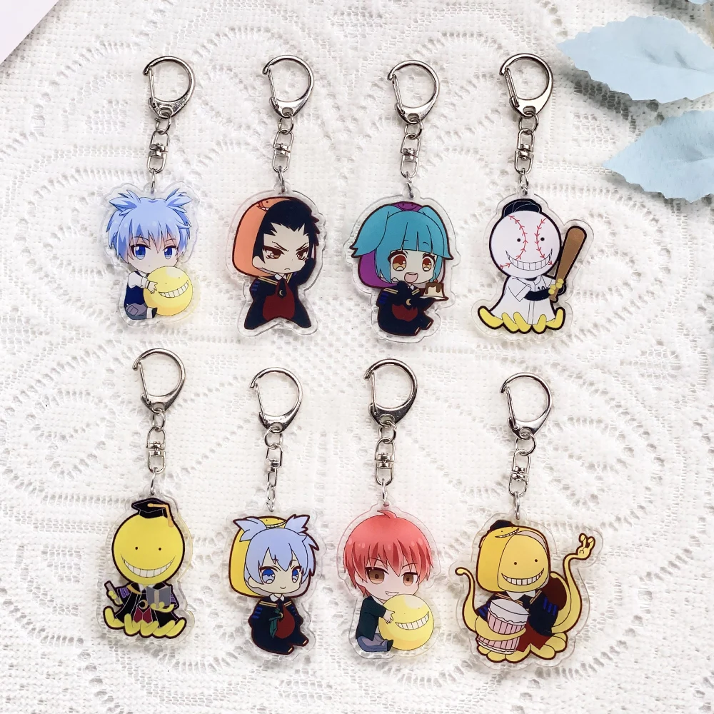 11Pcs Anime Assassination Classroom Keychain Acrylic Keyrings Bag Charms Cute Backpack Pendant Prop Decoration Friends Gifts
11Pcs Anime Assassination Classroom Keychain Acrylic Keyrings Bag Charms Cute Backpack Pendant Prop Decoration Friends Gifts