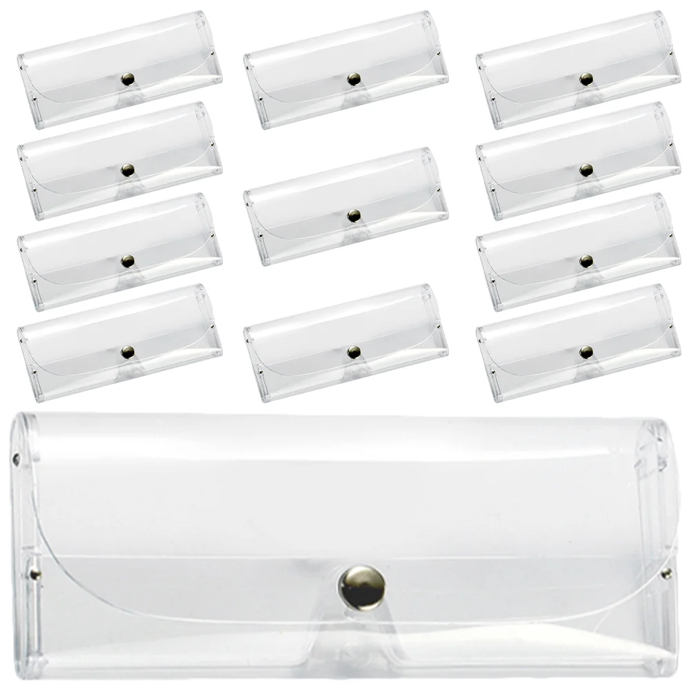 12 Pcs Glasses Case Clear Eyeglasses Storage Boxes Spectacle Travel Women's Cases Sunglasses Hard Shell for Pouch
12 Pcs Glasses Case Clear Eyeglasses Storage Boxes Spectacle Travel Women's Cases Sunglasses Hard Shell for Pouch