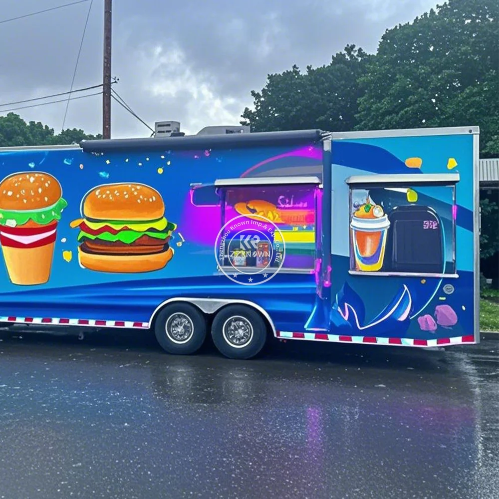 Mobile Food Coffee Cart Ice Cream Trailer DOT Concession Food Trailer for Sale Restaurant Food Truck With Full Kitchen
Mobile Food Coffee Cart Ice Cream Trailer DOT Concession Food Trailer for Sale Restaurant Food Truck With Full Kitchen