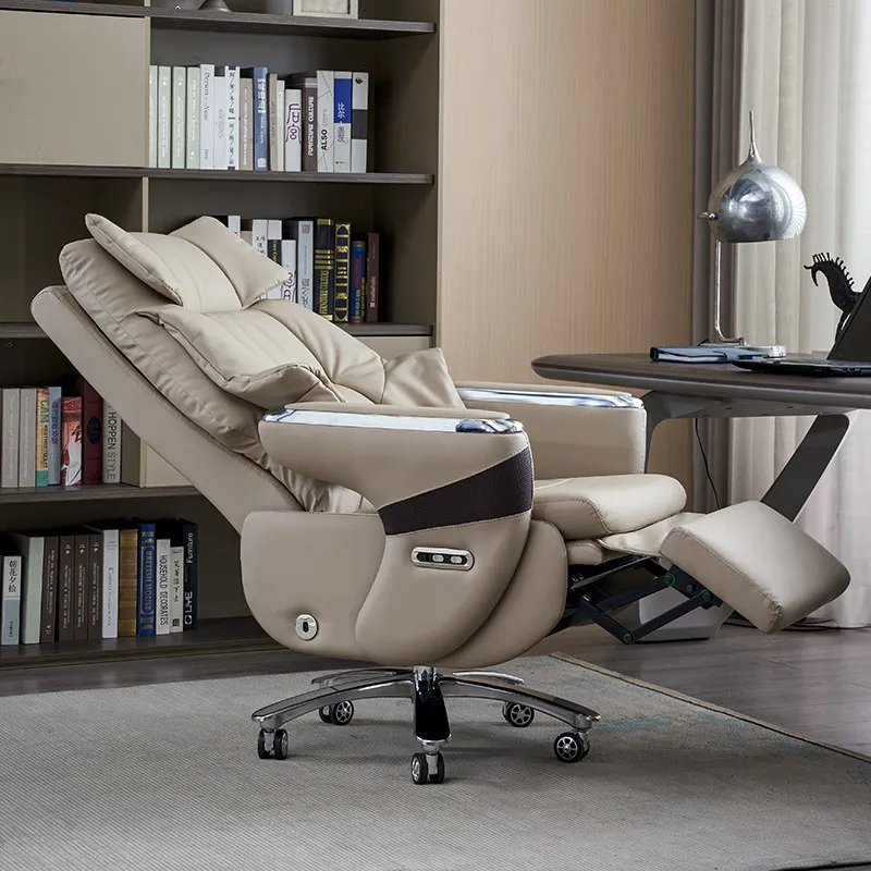 Smart Electric Genuine Leather Executive Office Chair - Massage Ventilation CEO Chair for Daytime Rest and Work Furniture JT40
Smart Electric Genuine Leather Executive Office Chair - Massage Ventilation CEO Chair for Daytime Rest and Work Furniture JT40