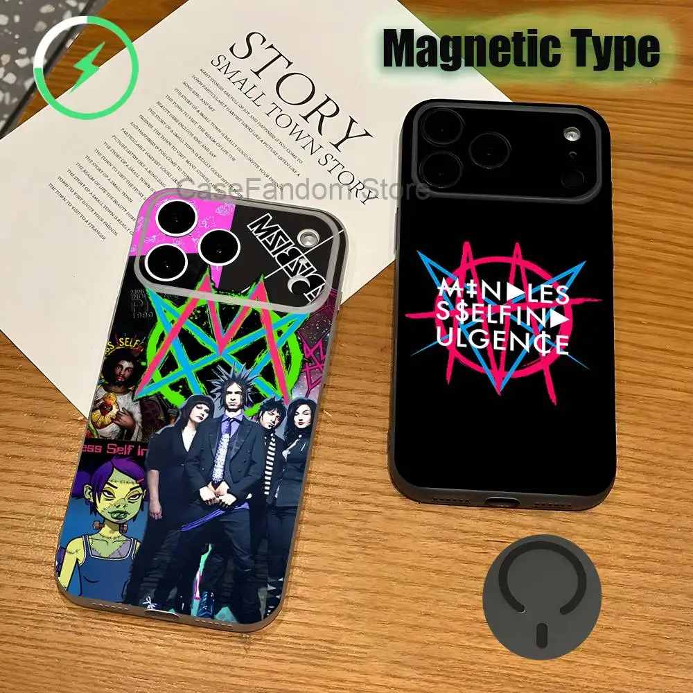 M-Mindless Self Indulgence Jimmy Shockproof Transparent gray Phone Case For iPhone 17,16,15,14,13,12,11Pro,Max,Magnetic Charging
M-Mindless Self Indulgence Jimmy Shockproof Transparent gray Phone Case For iPhone 17,16,15,14,13,12,11Pro,Max,Magnetic Charging