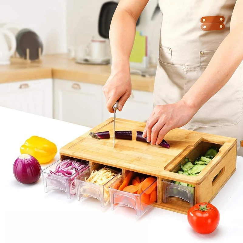 Multifunctional classification Bamboo bamboo with drawer cutting board cutting board set Household
Multifunctional classification Bamboo bamboo with drawer cutting board cutting board set Household